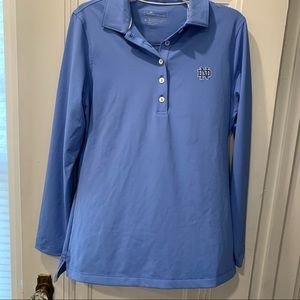 Peter Millar Notre Dame woman’s golf shirt